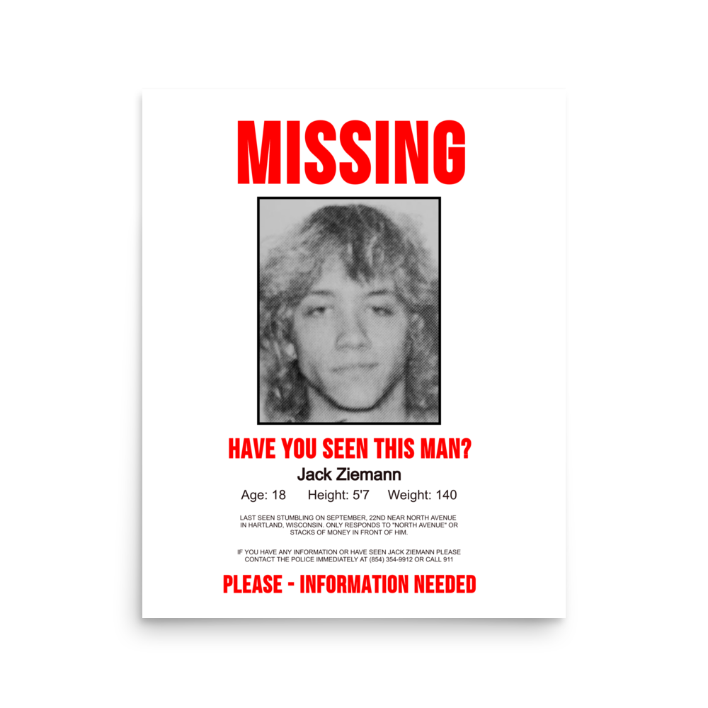 NA/SS23 MISSING POSTER
